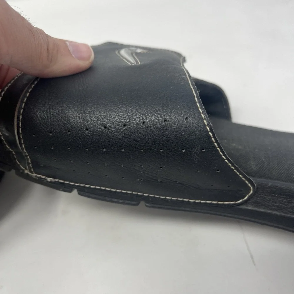 Nike COMFORT Slide 2 Sandal Men's Size 14 Black/ Silver 415205 002